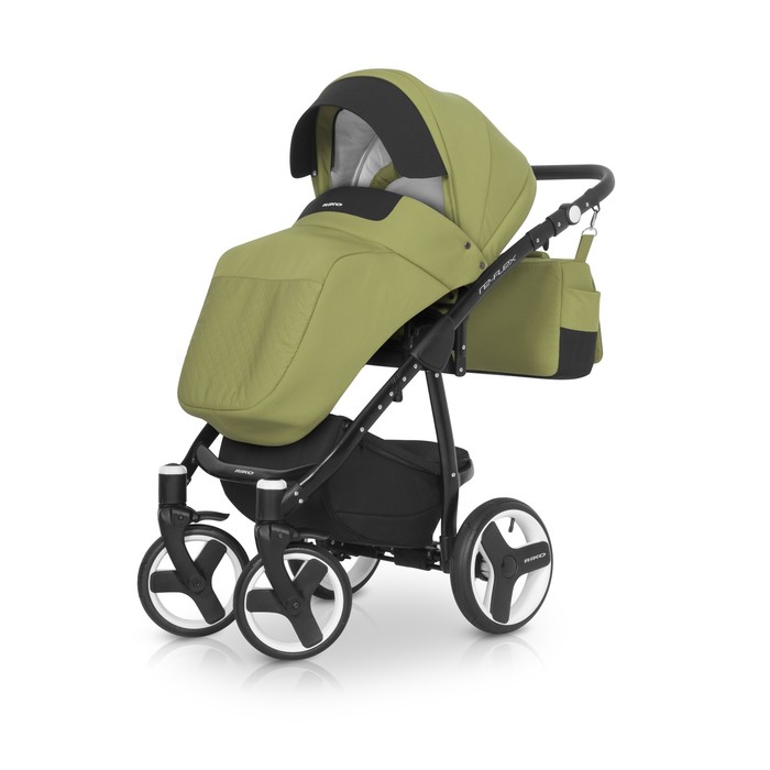 Коляска 3 в 1 RE-FLEX (Riko) 05 Green Olive (зеленый)