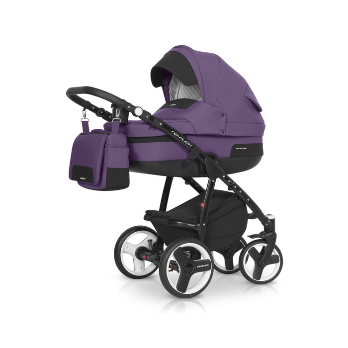 Коляска 3 в 1 RE-FLEX (Riko) 07 Plum (фиолетовый)