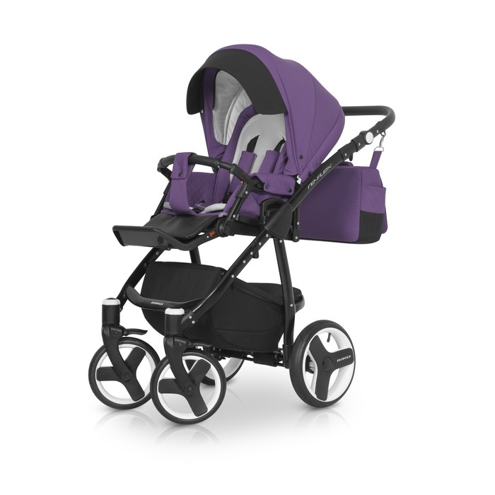 Коляска 3 в 1 RE-FLEX (Riko) 07 Plum (фиолетовый)