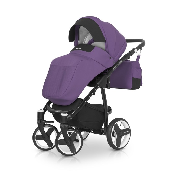 Коляска 3 в 1 RE-FLEX (Riko) 07 Plum (фиолетовый)