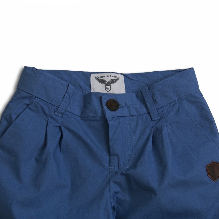 Брюки для мальчика, рост 98-104 см, цвет тёмно-синий SS17-CKV-BSP-564