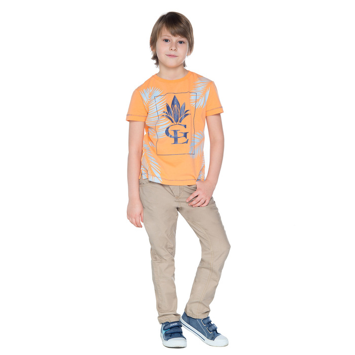 Брюки для мальчика, рост 98-104 см, цвет песочный SS17-CKV-BSP-565