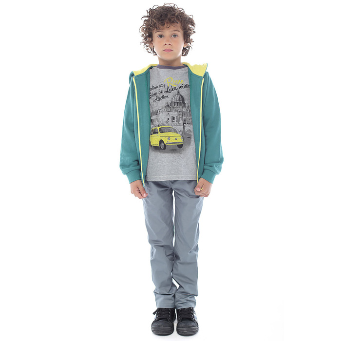 Джемпер для мальчика, рост 110-116 см, цвет зёленый AW16-17-CBN-BSW-109