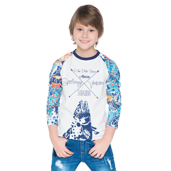 Футболка для мальчика, рост 146–152 см, цвет белый