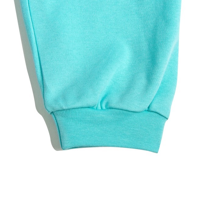 Пижама c манжетами для мальчика, рост 122 см, цвет Зайки-серый -бирюза U070111Y122