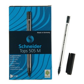 

Ручка шариковая Schneider TOPS 505M, узел 0.5 мм, чернила чёрные
