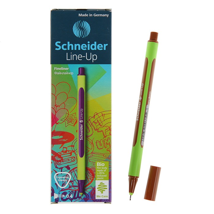 Линер Schneider Line-Up, узел 0.4 мм, красное дерево