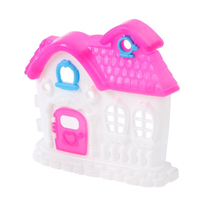 Дом для кукол "Счастливый дом" с аксессуарами, МИКС