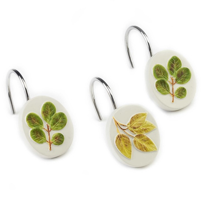 Набор из 12 крючков для шторки Foliage Garden