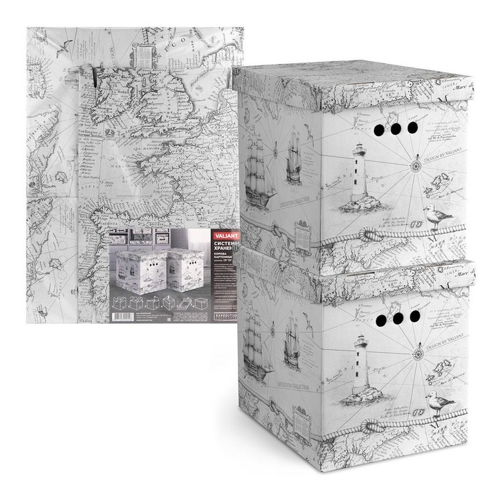 Набор коробов картонных 2 шт 28х38х31,5 см