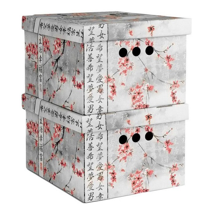 Набор коробов картонных 2 шт 25х33х18,5 см