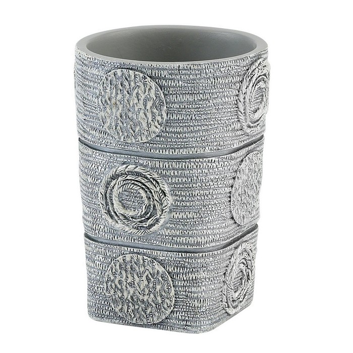 Стакан для зубной пасты Galaxy, цвет серый