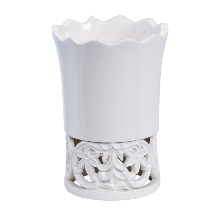 Стакан для зубной пасты Belle, цвет белый