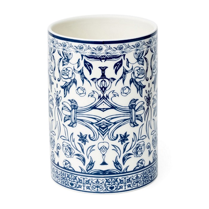 Стакан для зубной пасты Orsay Blue, цвет бело-синий