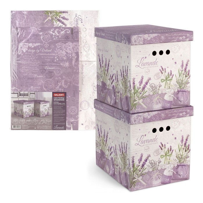 Набор коробов картонных 2 шт 28х38х31,5 см