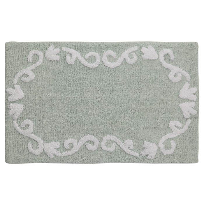 Коврик Boho, цвет зелёный