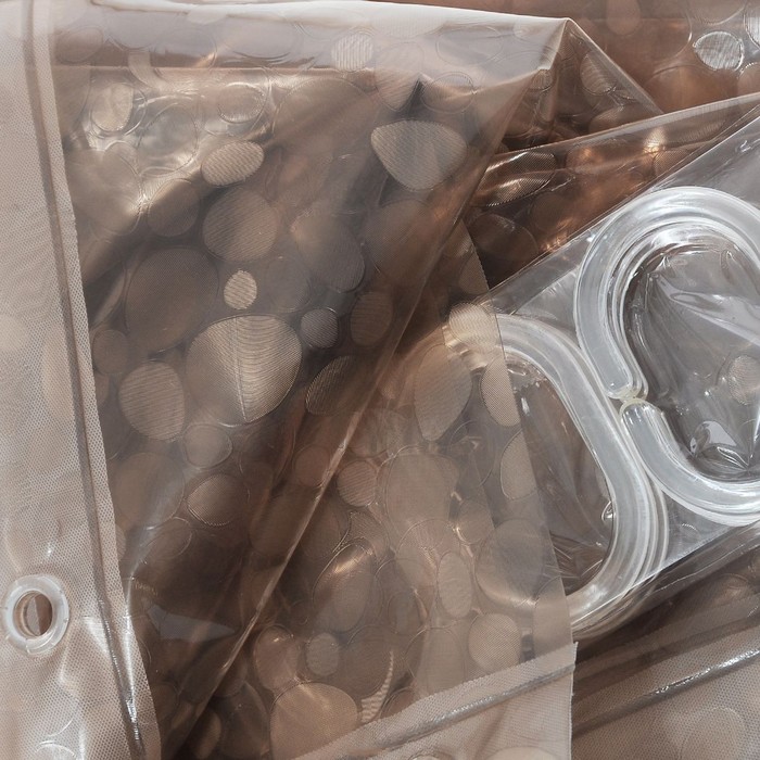 Штора для ванной комнаты 180х180 см stones