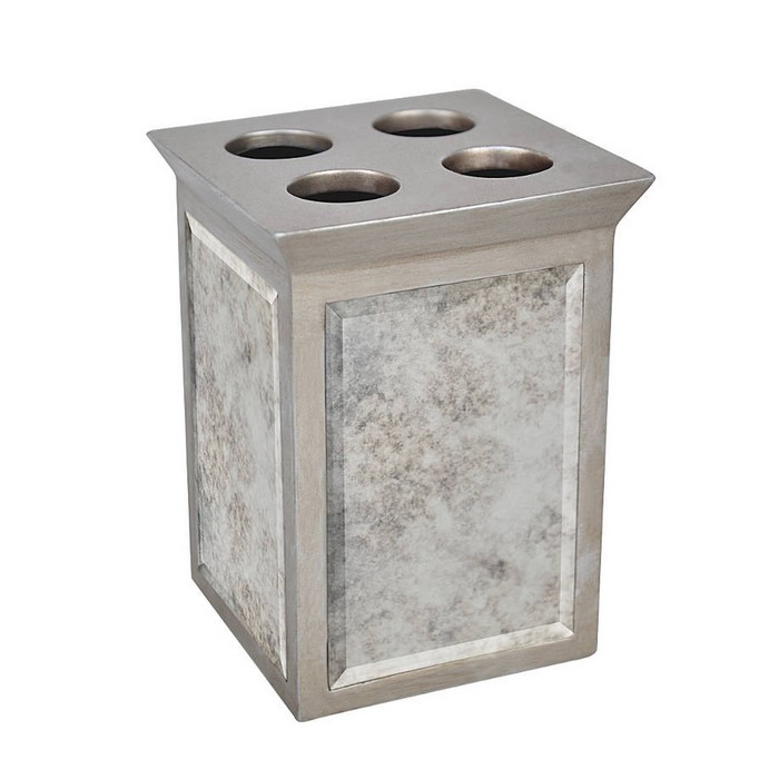 Стакан для зубных щёток Palazzo Vintage Mirror, цвет состаренное зеркало