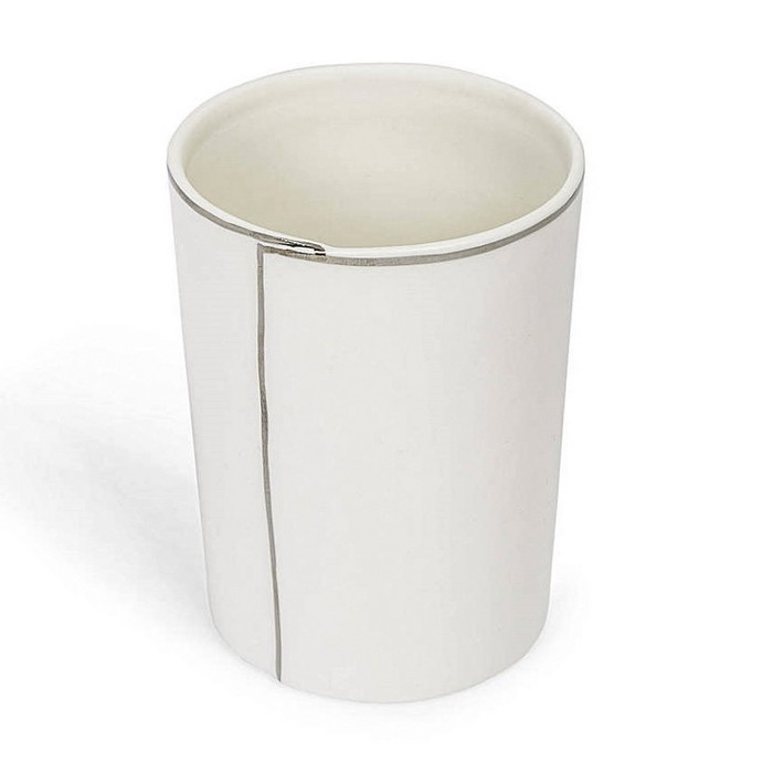 Стакан для зубной пасты Parigi, цвет молочный