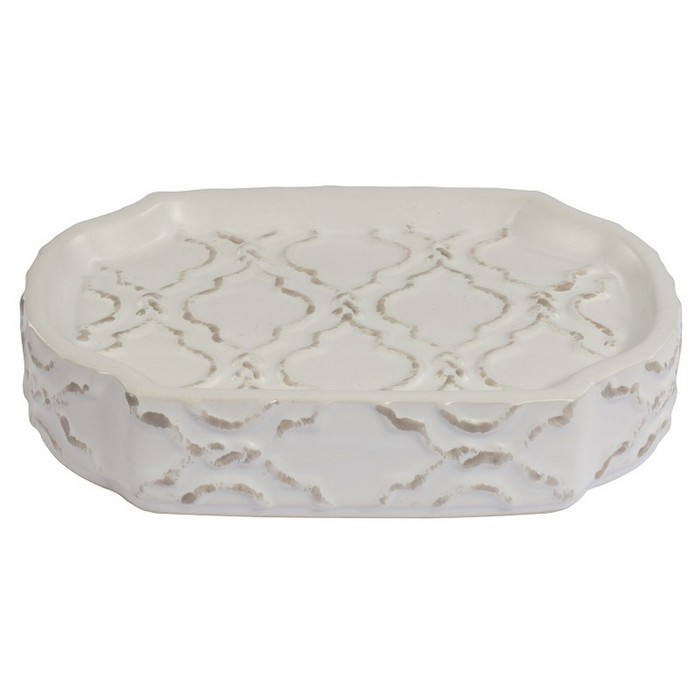 Мыльница Chainlink, цвет кремовый