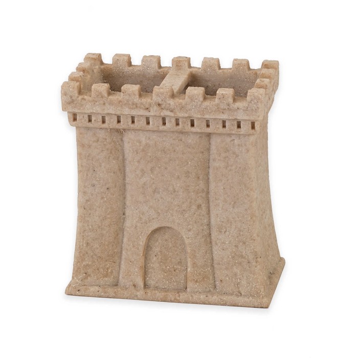 Стакан для зубных щёток Sea and Sand, цвет бежевый