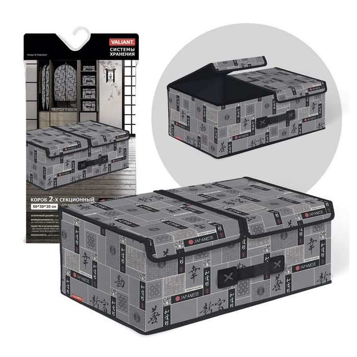 Короб 2-х секционный 50х30х20 см