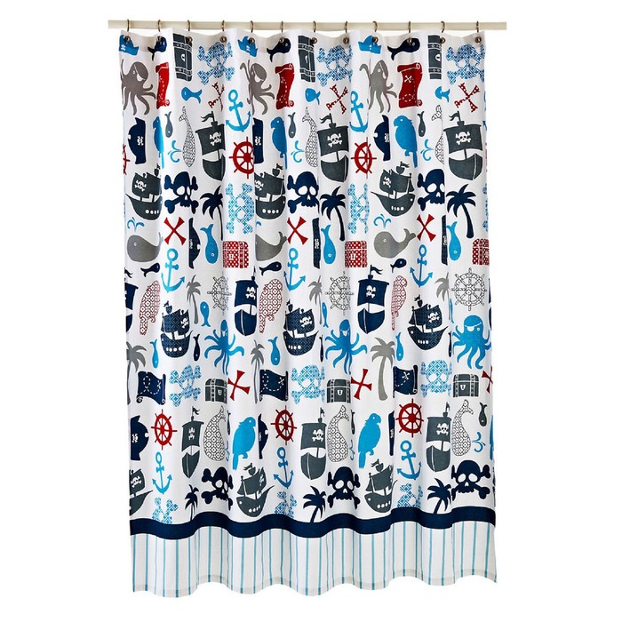 Штора для ванной комнаты Pirates