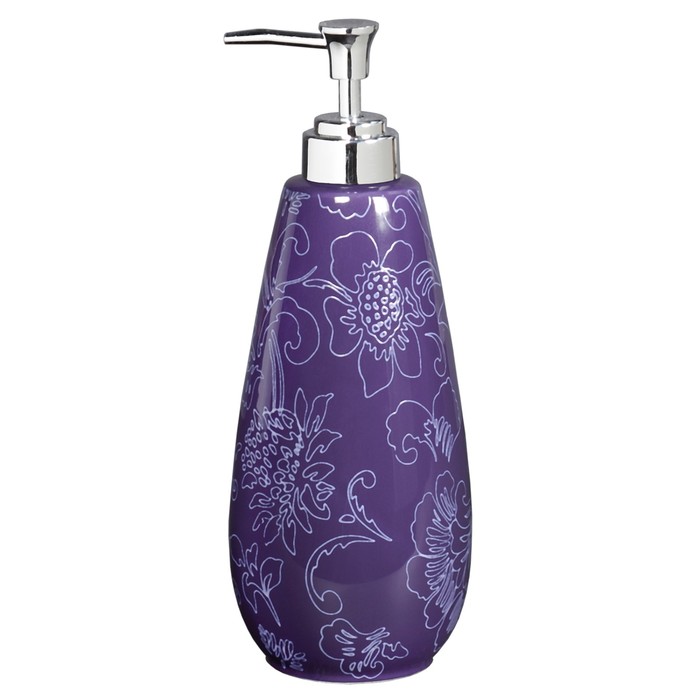 Дозатор для жидкого мыла Fine Lines , цвет фиолетовый