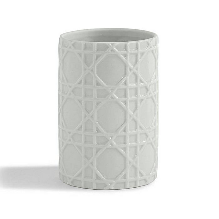 Стакан для зубной пасты Rattan, цвет белый