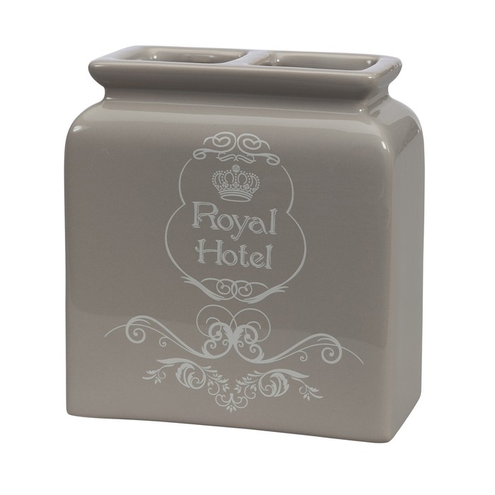 Стакан для зубных щёток Royal Hotel, цвет бежевый