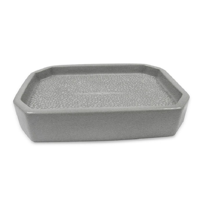 Мыльница Shagreen, цвет серый