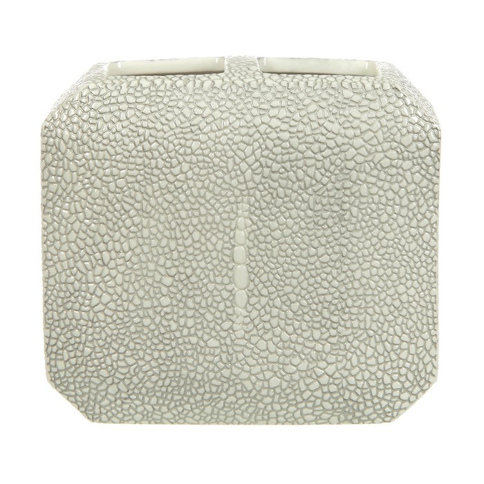 Стакан для зубных щёток Shagreen, цвет серый