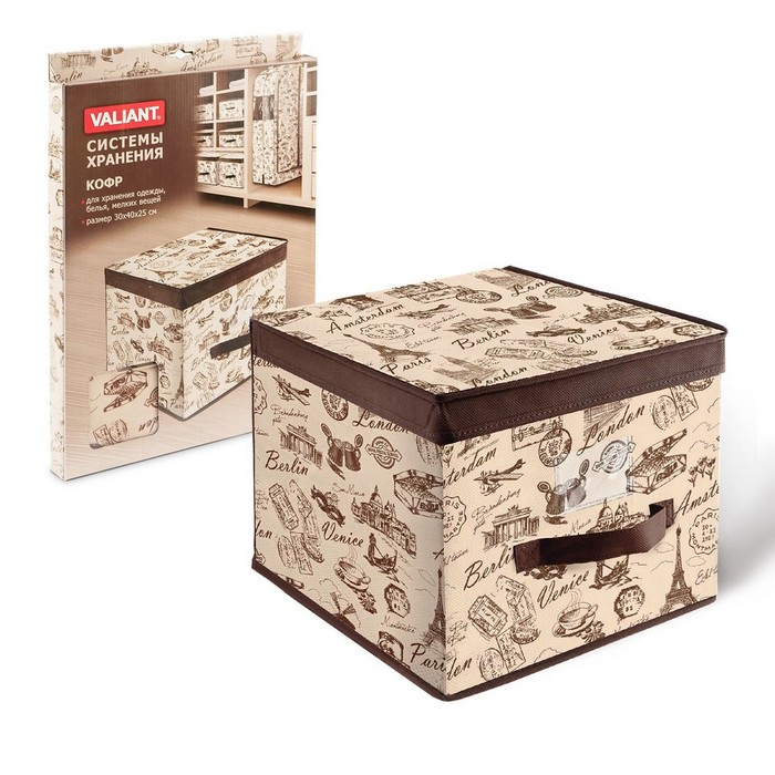 Кофр для хранения большой 30х40х25 см