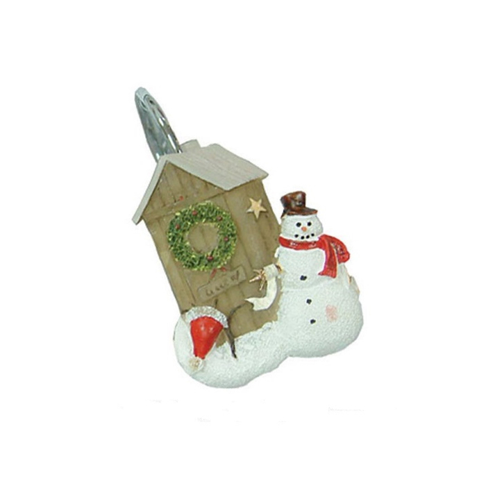 Набор из 12 крючков для шторки Holiday Outhouses