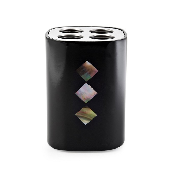 Стакан для зубных щёток Vegas, цвет черный