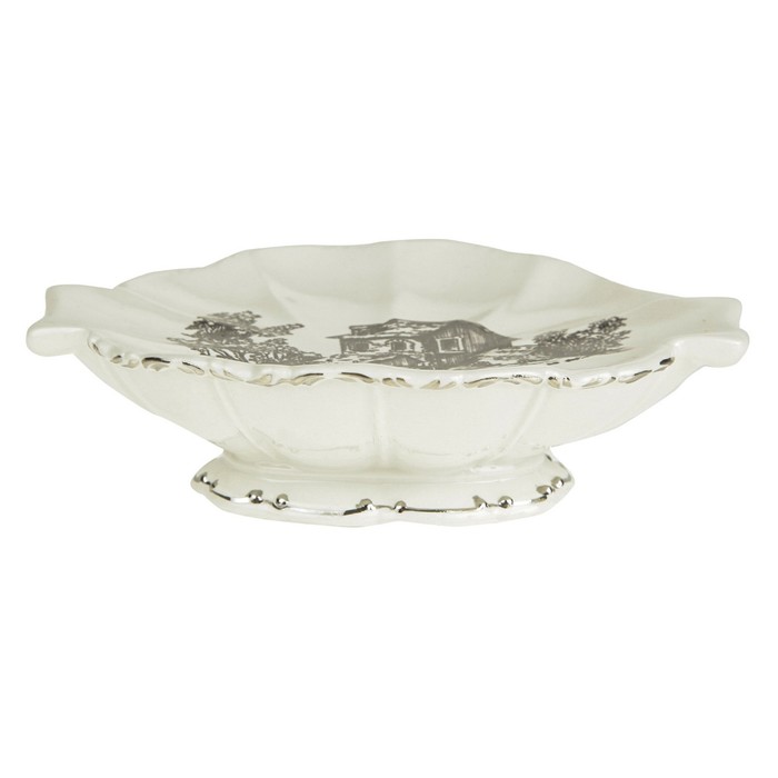 Мыльница Annette, цвет кремовый