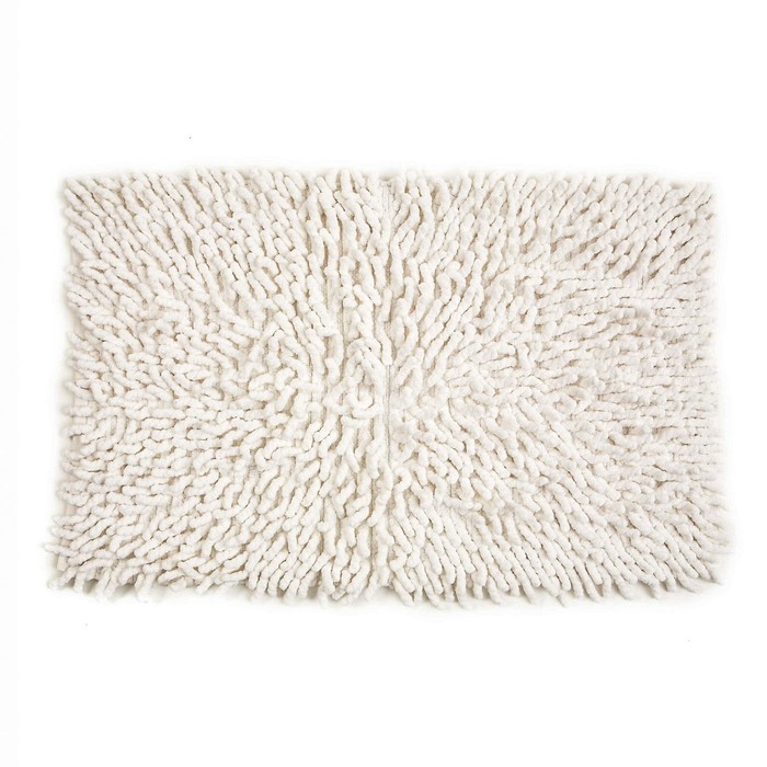 Коврик 51х80 Basics White, цвет белый