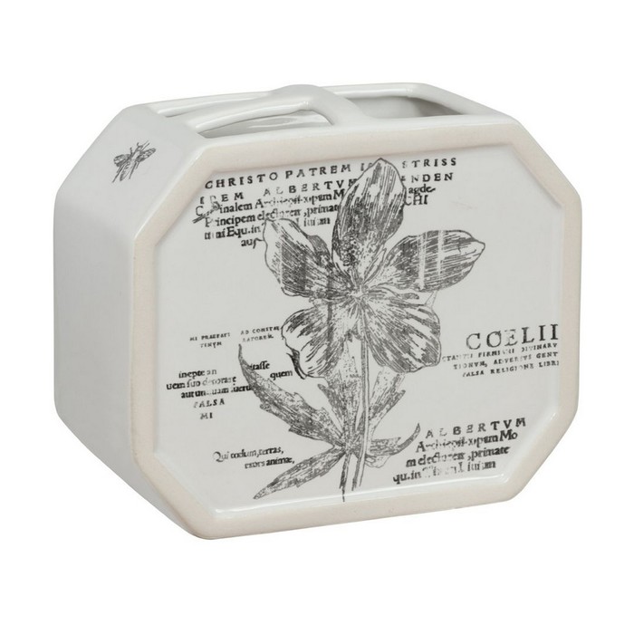 Стакан для зубных щёток Sketchbook, цвет бело-серый