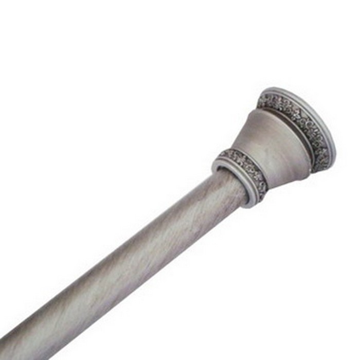 Карниз для ванной комнаты, цвет серый