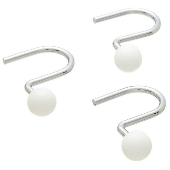 Набор из 12 крючков для шторки Ball Hook White
