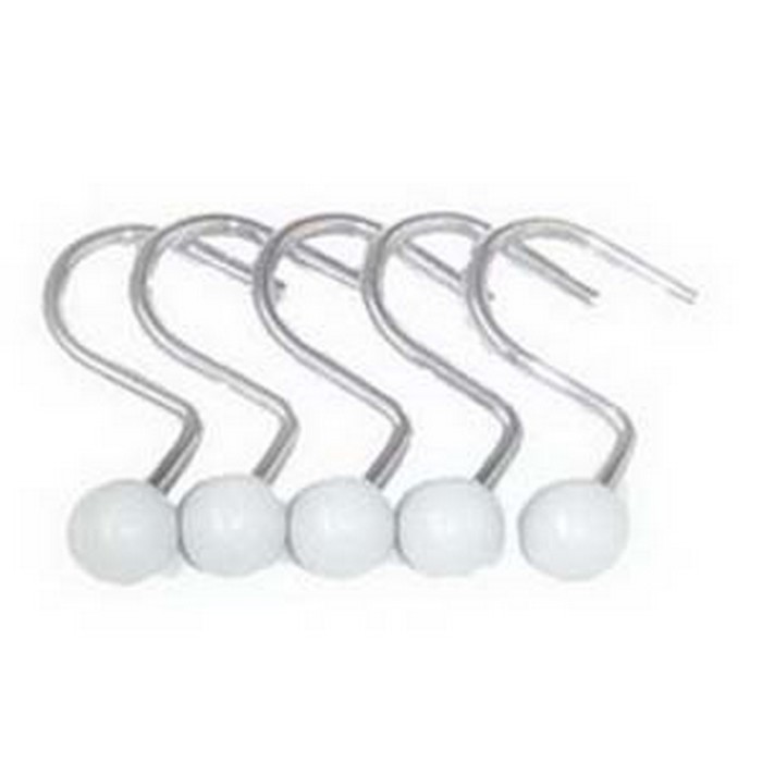 Набор из 12 крючков для шторки Ball Hook White