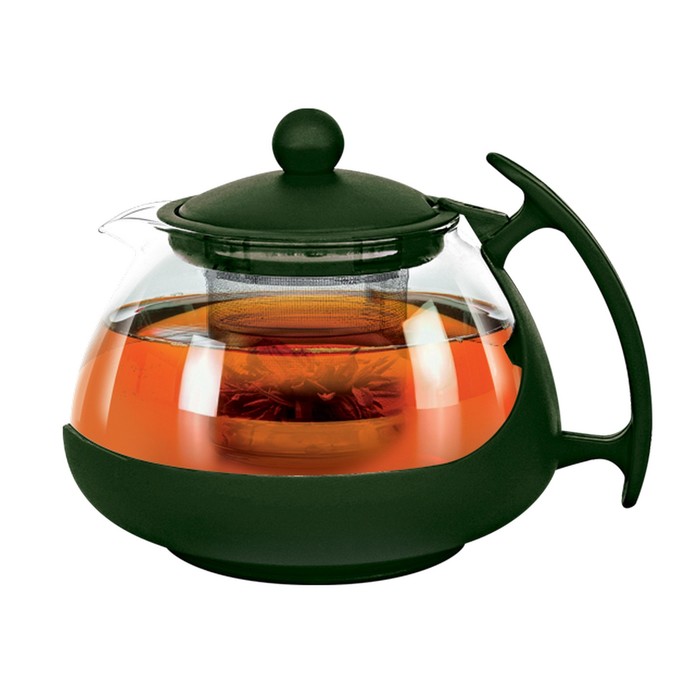 Чайник заварочный 750 мл, цвет зелёный