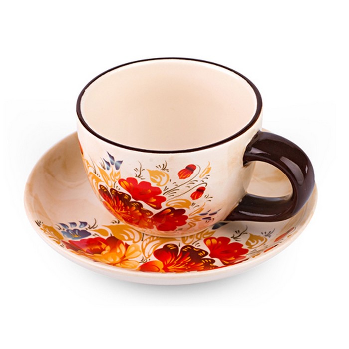 Чайная пара 220 мл "Русский Стиль"