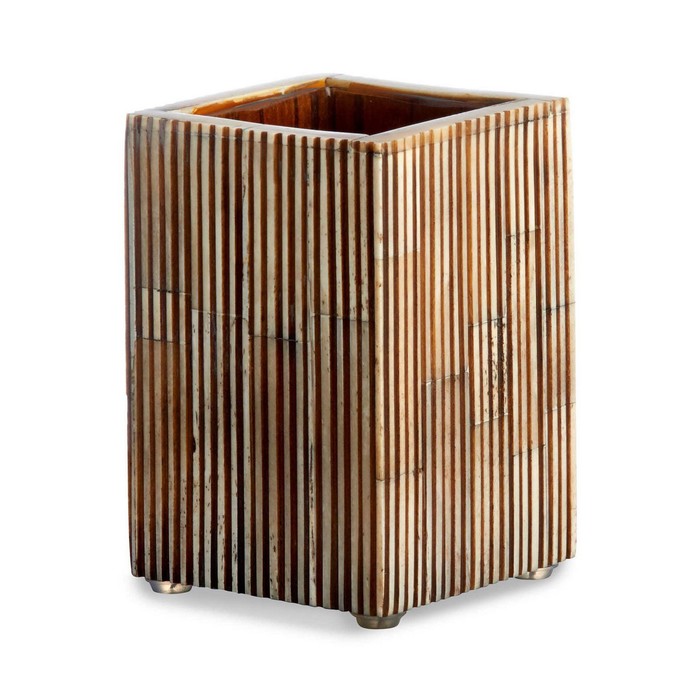 Стакан для зубной пасты Bali Bone, цвет коричневый