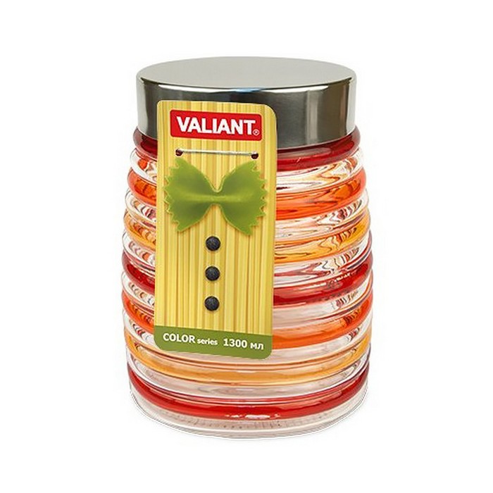 Банка с металлической крышкой 1,3 л