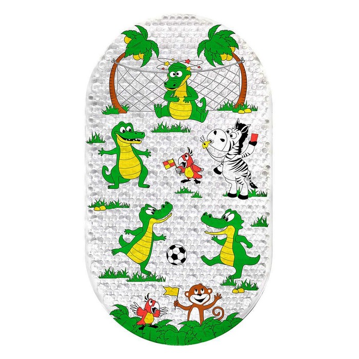 SPA-коврик для ванны 69х39 см "Крокодильчики"