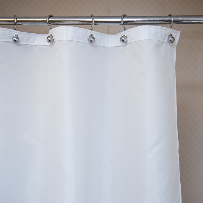 Шторка 180х200 Liso White, цвет белый