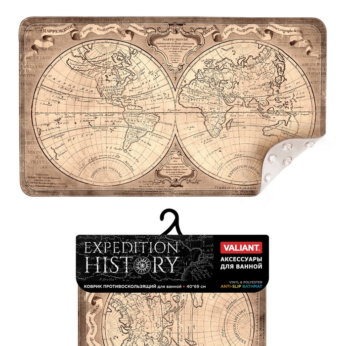 SPA-коврик для ванны противоскользящий 69х40