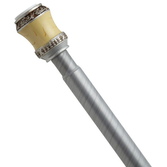 Карниз для ванной комнаты, цвет серый