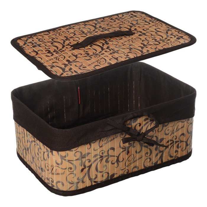 Корзина с крышкой 32х23х14 см